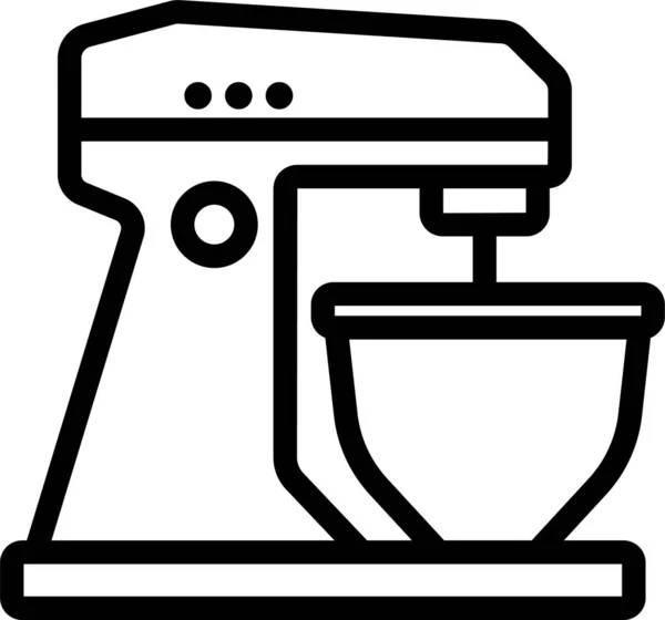 Tazón Dispositivo Cocina Icono — Archivo Imágenes Vectoriales