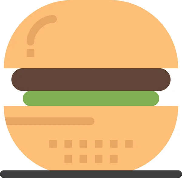 Burger Cooking Drinks Icon — Stock Vector