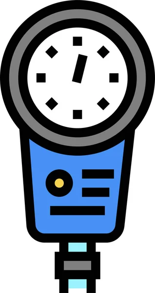 Flash Depth Gauge Icon — Stock Vector