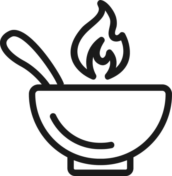 Cocina Cocina Icono Alimentos Categoría Bebidas Alimenticias — Archivo Imágenes Vectoriales