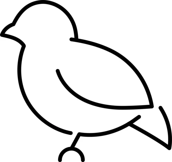 Bird Day Great Icon — Stock Vector