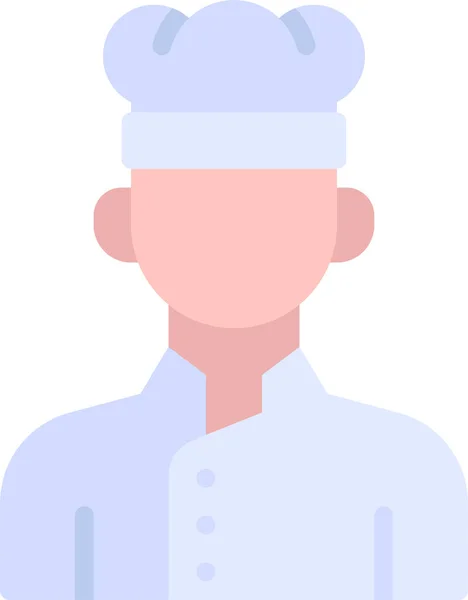 Avatar Chef Job Ikone — Stockvektor