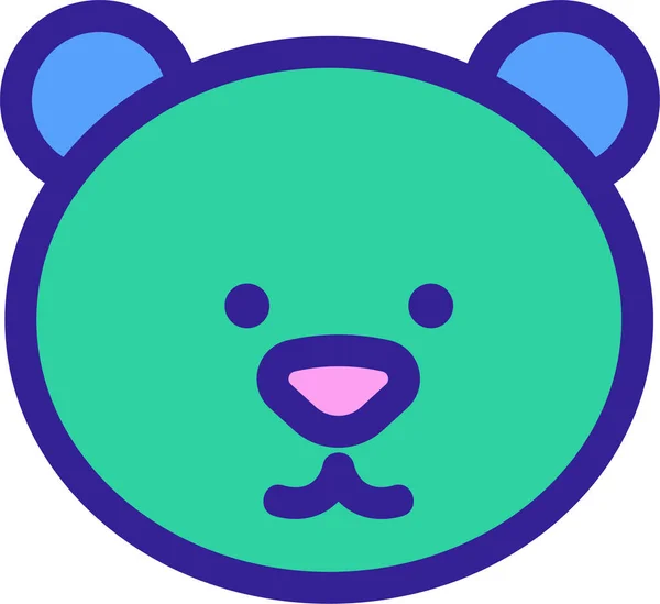 Animal Animals Bear Icon Animal Category — Stock Vector