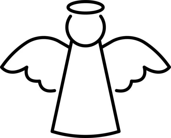 Значок Ангела Гало Людини — стоковий вектор