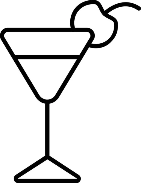 Alcohol Cosmopolitan Daiquiri Icon — Stock Vector