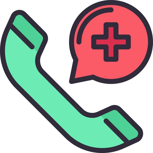 Icono Del Hospital Atención Cliente — Vector de stock