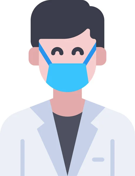 Avatar Doctor Man Icon Hospitalshealthcare Category — Stock Vector