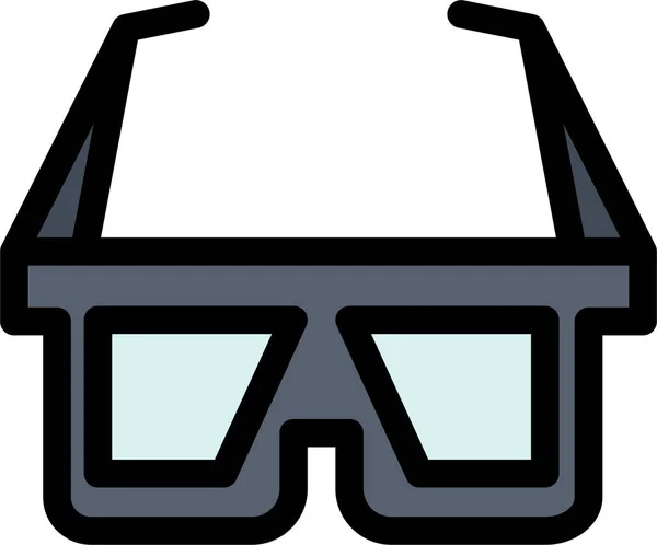 3Dメガネのアイコン — ストックベクタ