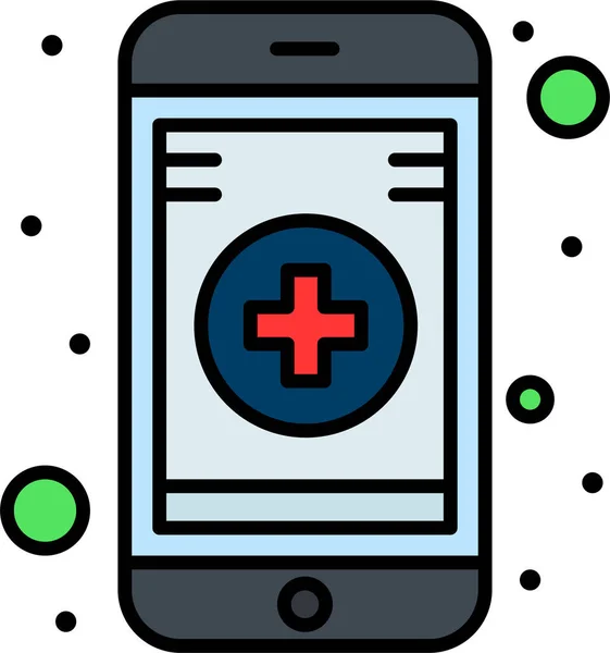 App Medical Mobile Icon — Stock Vector