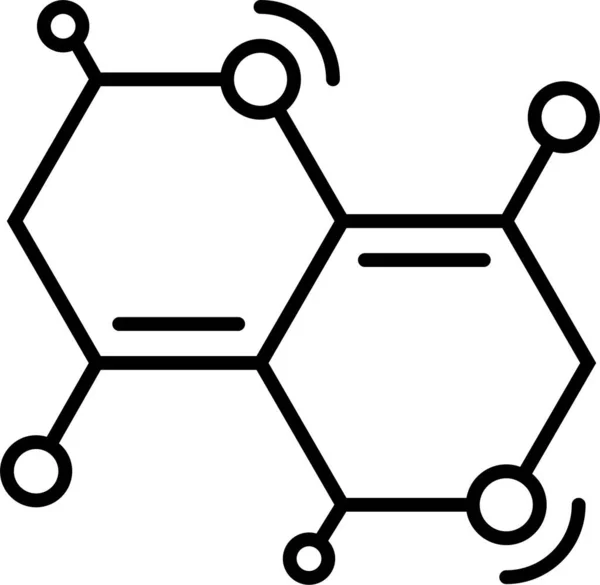 Zelle Dna Molekulares Symbol — Stockvektor