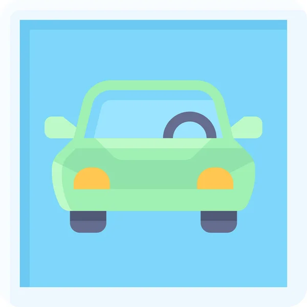 Parking Vehicle Traffic Icon — Stock Vector