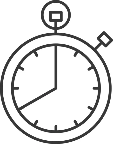 Uhr Stoppuhr Symbol — Stockvektor