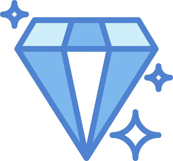 Diamanten Schmucksymbol — Stockvektor