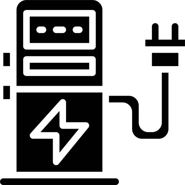 Ícone Gás Combustível Carregamento Categoria Veículos Modos Transporte —  Vetores de Stock