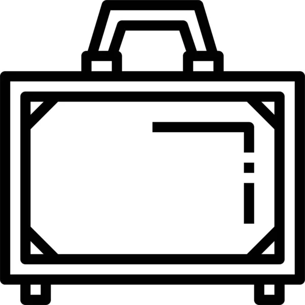 外型袋装Brifecase盒图标 — 图库矢量图片