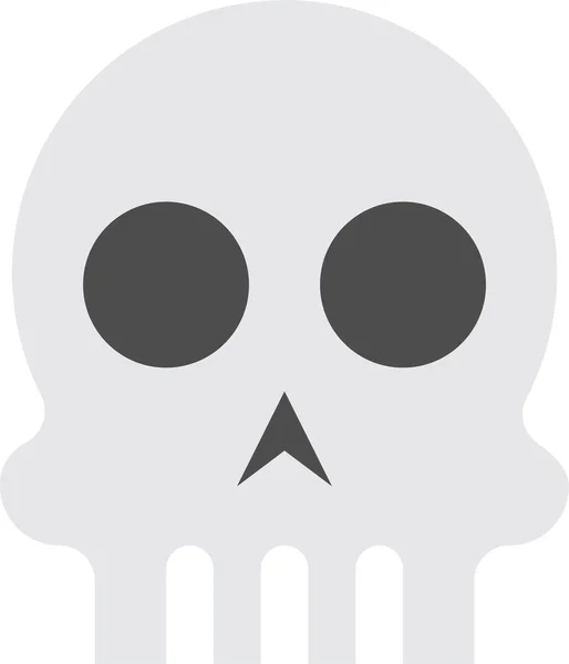 Икона Ужасов Хэллоуина Плоском Стиле — стоковый вектор