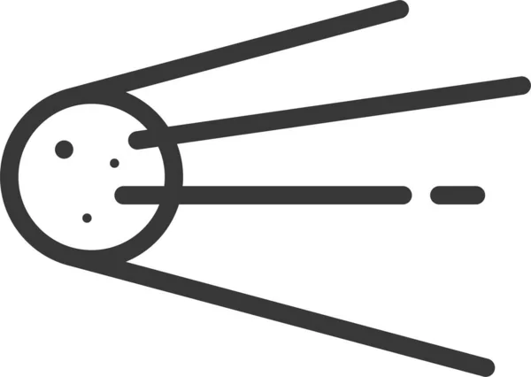 Ícone Cometa Astronomia Asteróide Estilo Esboço —  Vetores de Stock