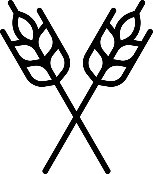 Икона Украшения Зерна — стоковый вектор