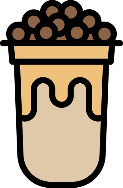 Beverage Boba Bubble Tea Icon — Stock Vector