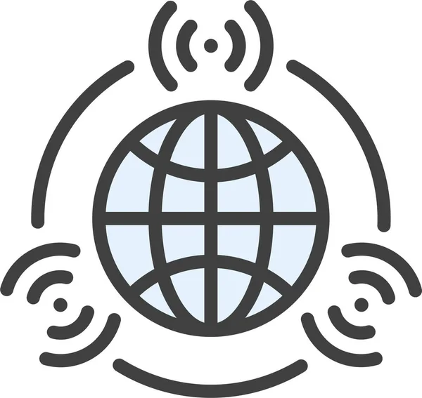 Иконка Глобальной Сети — стоковый вектор