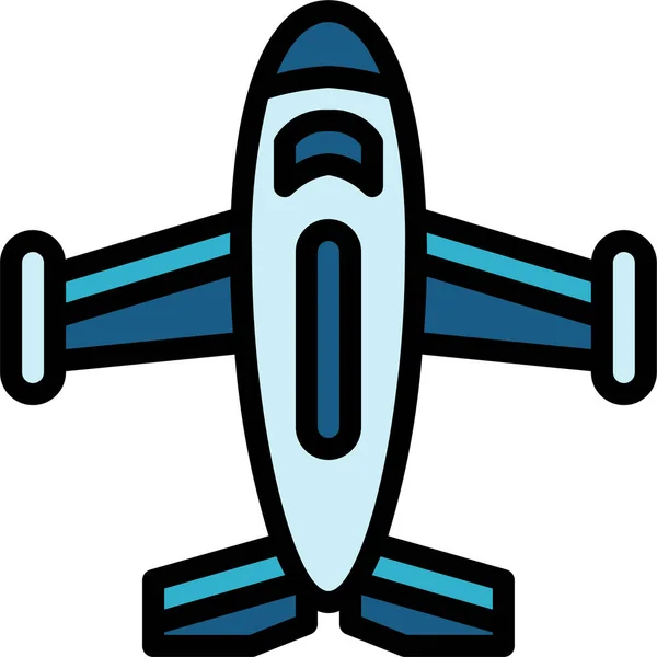 Icône Vol Avion — Image vectorielle