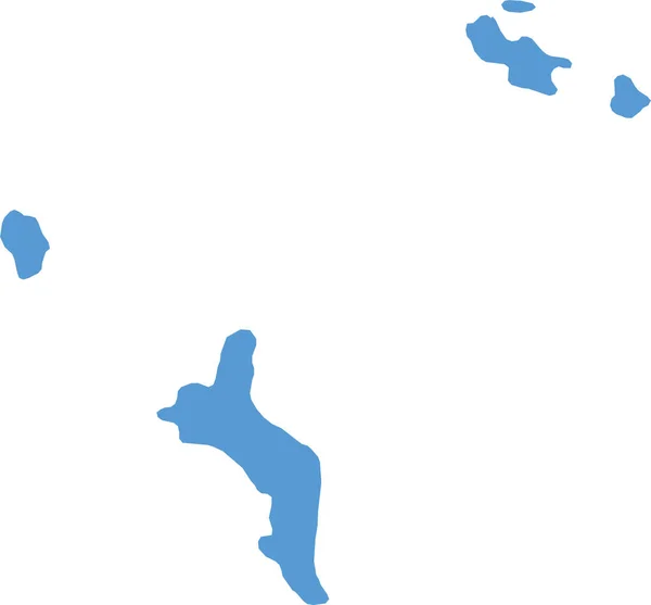 Mapa Seychelles País Icono Estilo Sólido — Archivo Imágenes Vectoriales