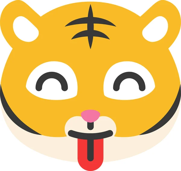 Avatar Blah Emoji Icon Flat Style — Διανυσματικό Αρχείο