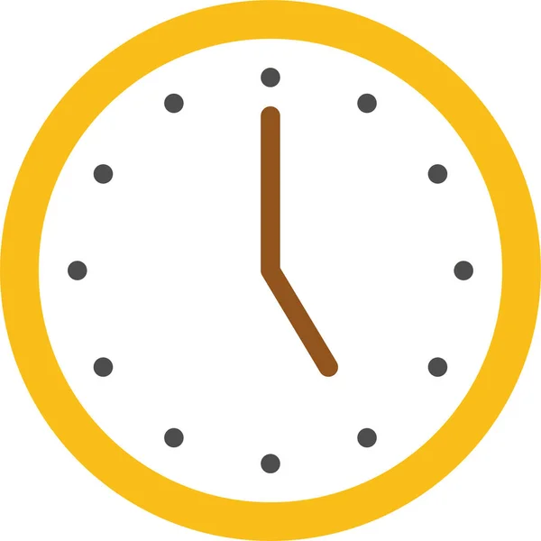 Abrahamic Clock Islam Icon Flat Style — Διανυσματικό Αρχείο