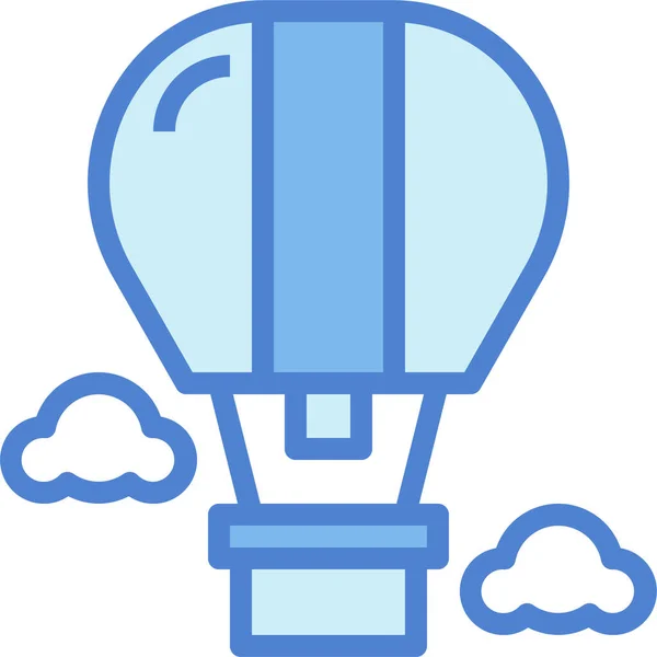 Icône Chaude Ballon Air — Image vectorielle
