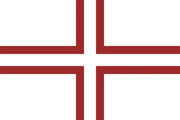 Bandeira País Latvia Ícone Estilo Plano — Vetor de Stock