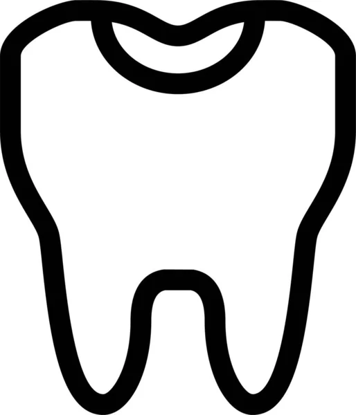 Dental Dentist Fillings Icon Outline Style — Stock Vector