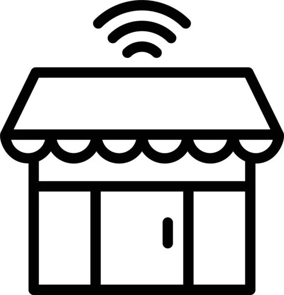 Store Online Shop Icon —  Vetores de Stock