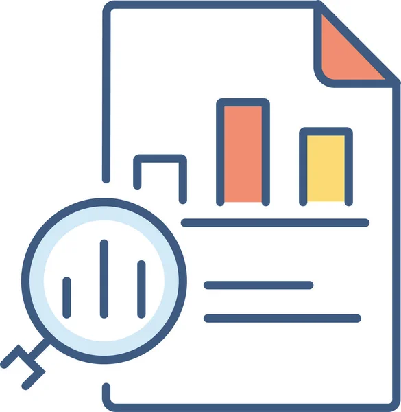 Bar Interactie Interface Pictogram — Stockvector