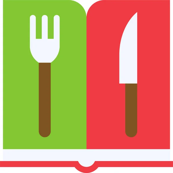 Christmas Food Menu Icon Christmas Category — Vettoriale Stock