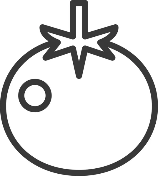 Fariming Food Fruit Icon Outline Style — ストックベクタ