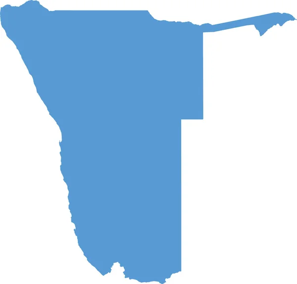 Mapa Namibia País Icono Estilo Sólido — Archivo Imágenes Vectoriales