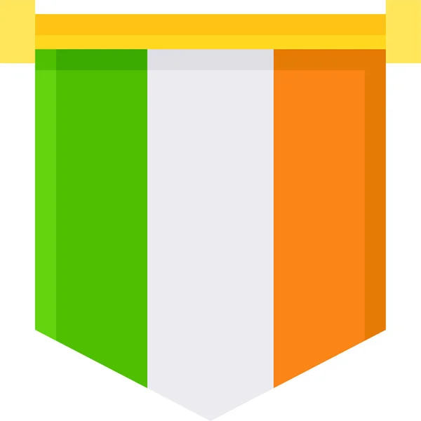 Länderfahne Irland — Stockvektor