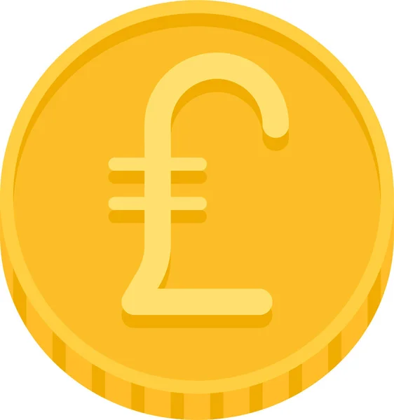 Pfund Symbol Digitales Symbol — Stockvektor