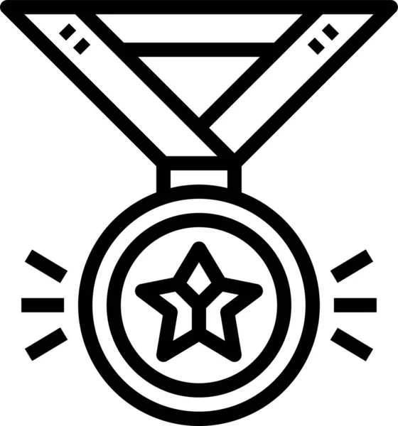 Значок Чемпиона Очертаниям — стоковый вектор