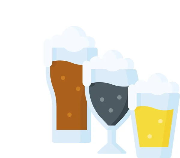 Значок Алкогольного Пива Напій — стоковий вектор