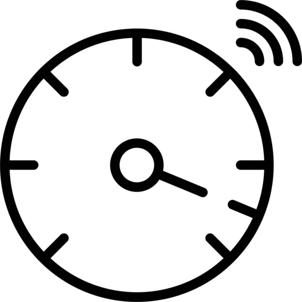 Dashboard Guage Internet Las Cosas Icono — Archivo Imágenes Vectoriales