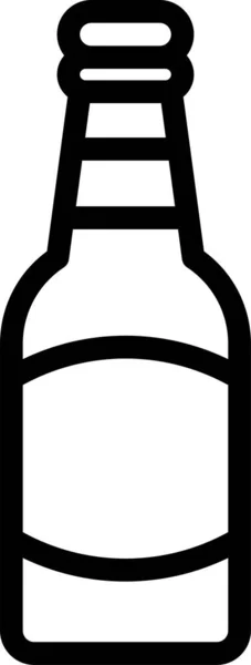 Bottle Festival Ireland Icon Outline Style — Stockový vektor