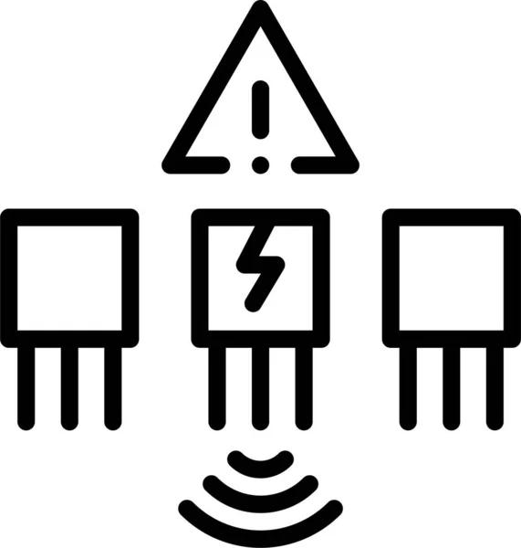 Iot Icône Erreur Dysfonctionnement — Image vectorielle