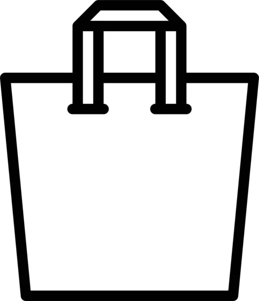 Tasche Handel Verkauf Symbol Umriss Stil — Stockvektor