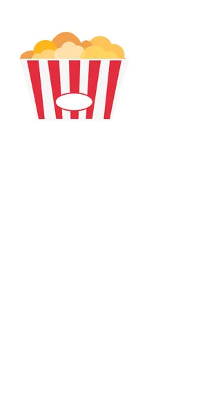 Cinema Cup Movie Icon Flat Style — Stock Vector