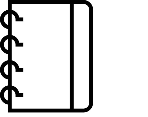 Livre Icône Fichier Document Dans Catégorie File Folder — Image vectorielle