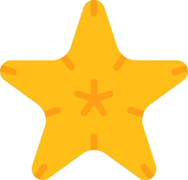Animal Sea Starfish Icon — Stock Vector