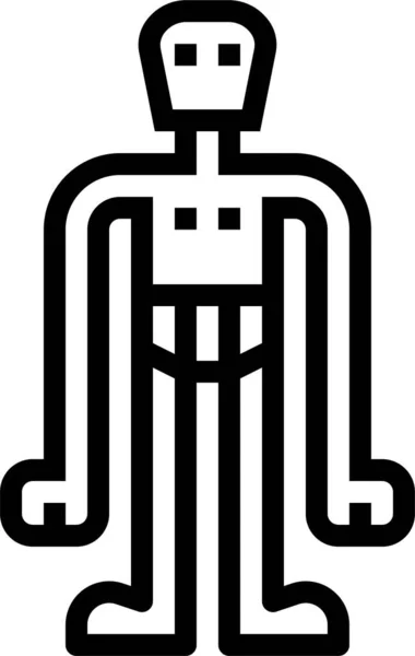 Страшная Икона Стиле Ghpret — стоковый вектор
