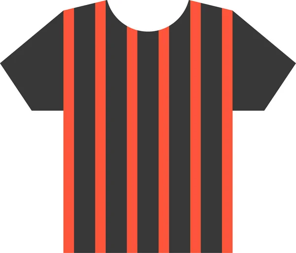 Football Referee Referee Shirts Icon Flat Style — ストックベクタ