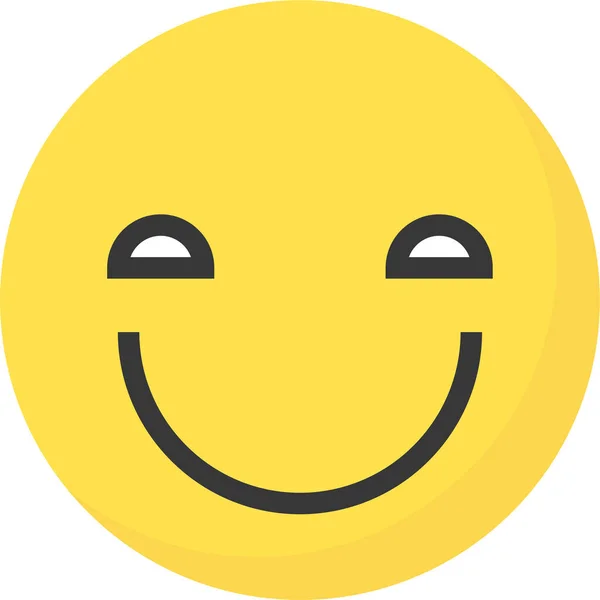 Tricher Tromper Emoji Icône Dans Style Plat — Image vectorielle